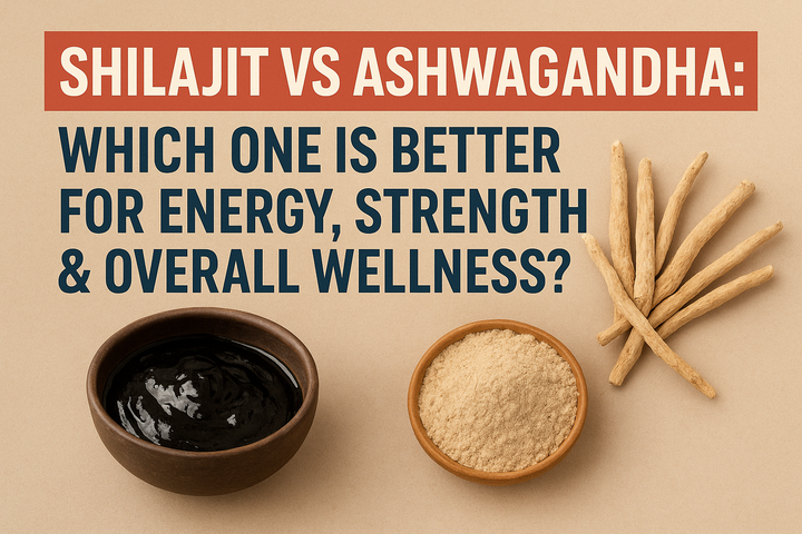 Shilajit vs Ashwagandha: Which One Is Better for Energy, Strength & Overall Wellness?