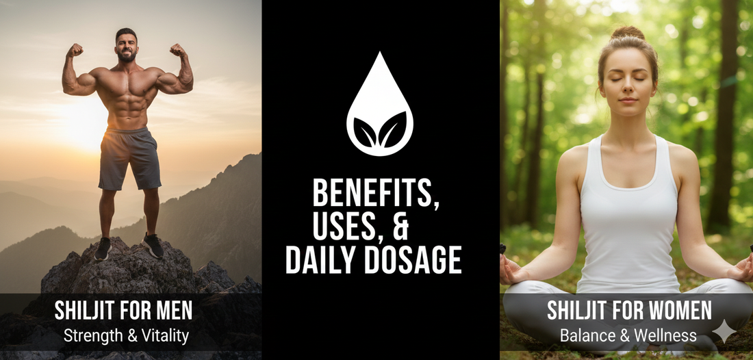 Shilajit for Men & Women: Benefits, Uses, and Daily Dosage