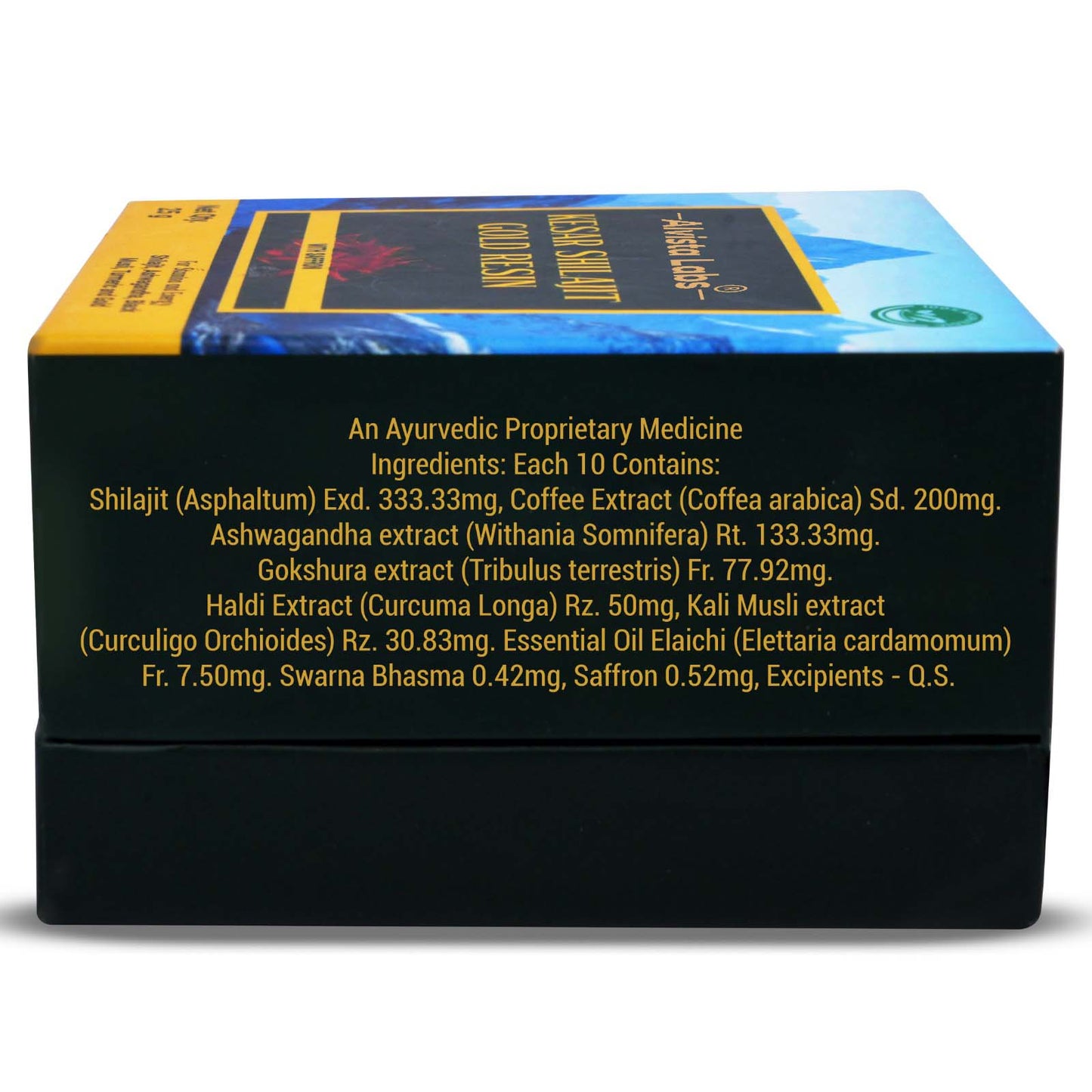 Alvista Labs Kesar Shilajit 24K Carat Gold with Triple Strength L-Carnitine Liquid Combo (2 × 450 ml)
