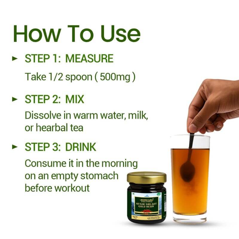 Alvista Kesar Shilajit Gold Resin - 2 Shilajit Combo
