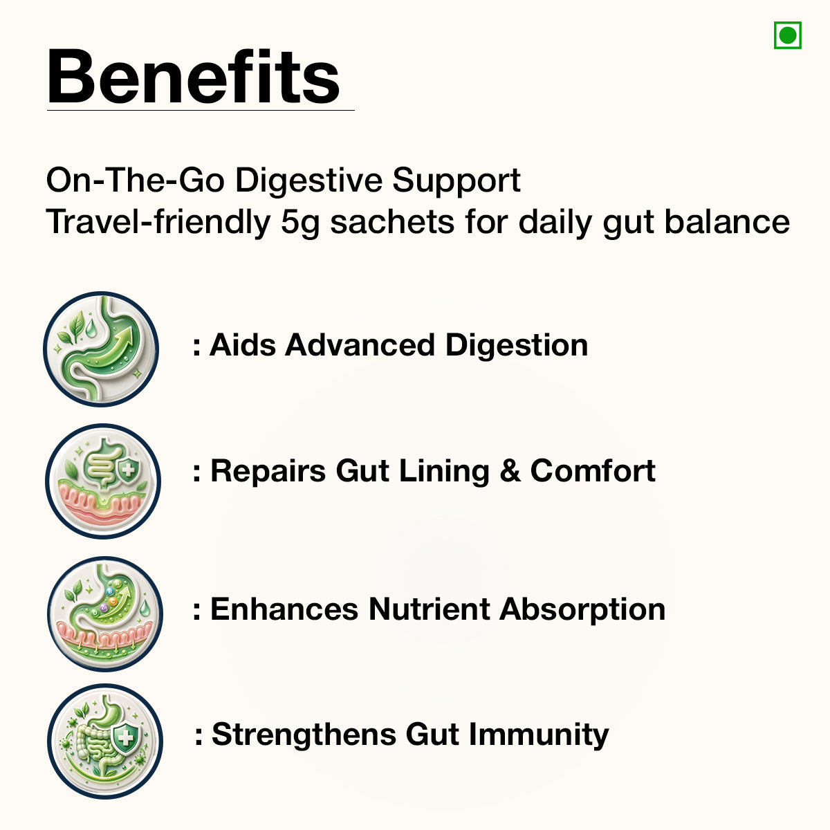 Alvista Labs 3X Gut Technology Combo Pack (30 Sachets) – Orange Flavour