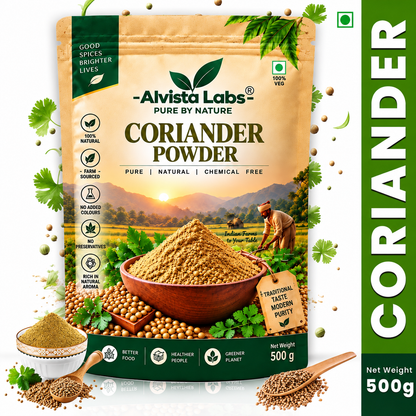 Alvista Labs  Natural Coriander Powder – 500g