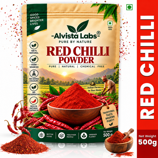 Alvista Labs Natural Red Chilli Powder 500g