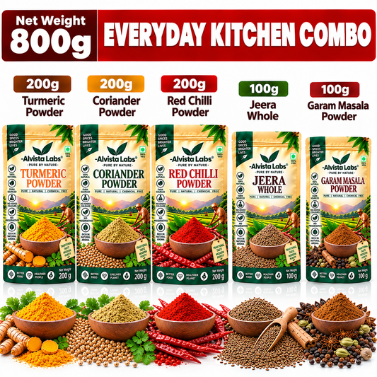 Alvista Labs Natural Everyday Kitchen Combo - 800g