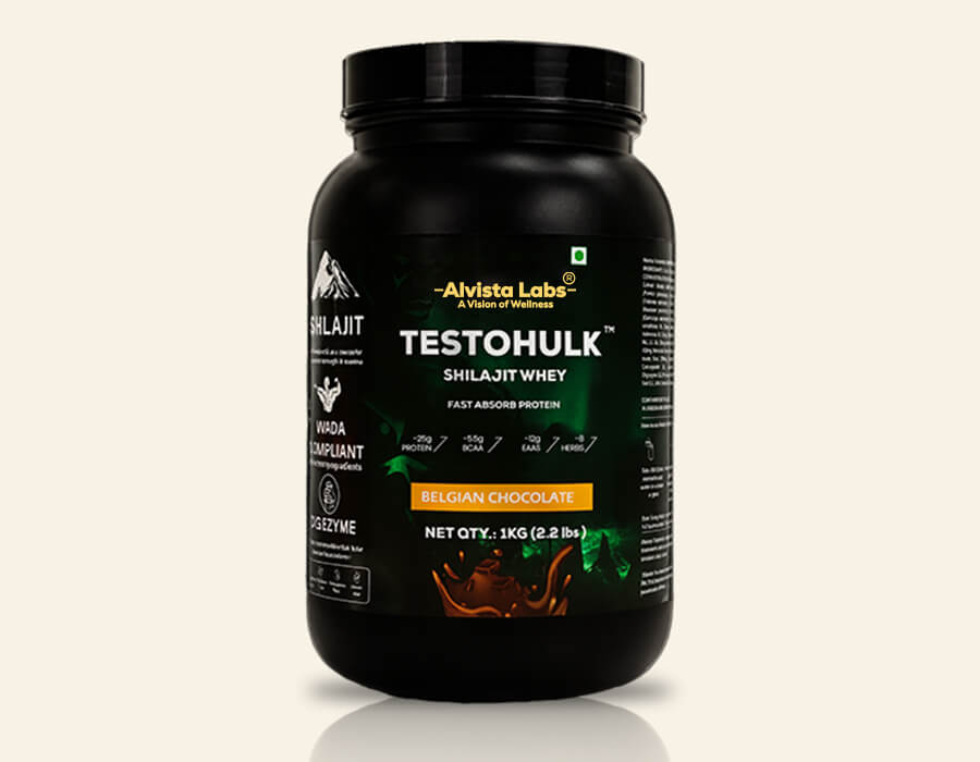 TESTOHULK™ Shilajit Whey Fast Absorb Protein - 1kg