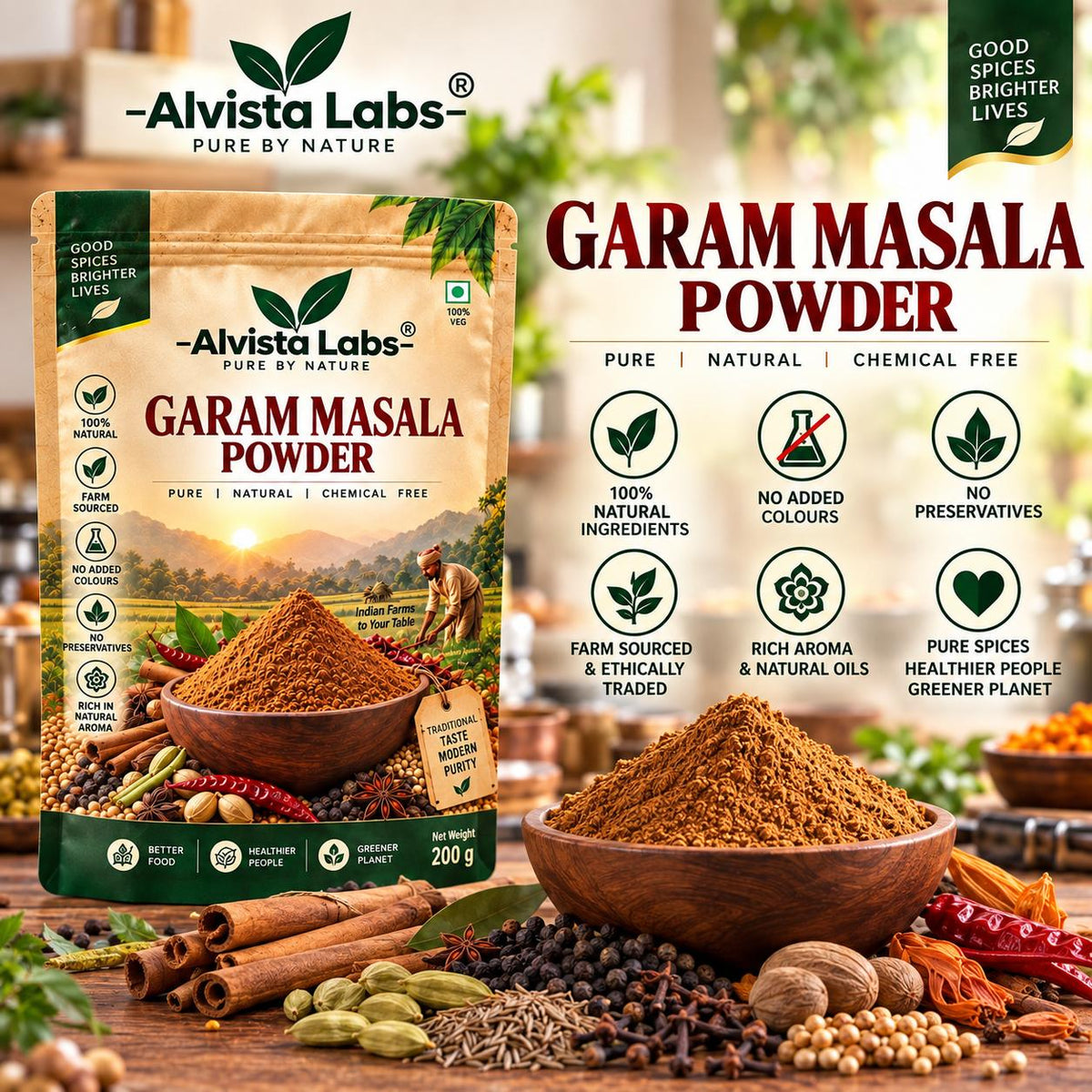 Alvista Labs Natural Family Value Combo - 1.9 kg
