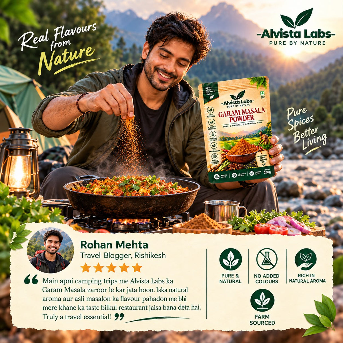 Alvista Labs  Natural Garam Masala 100g