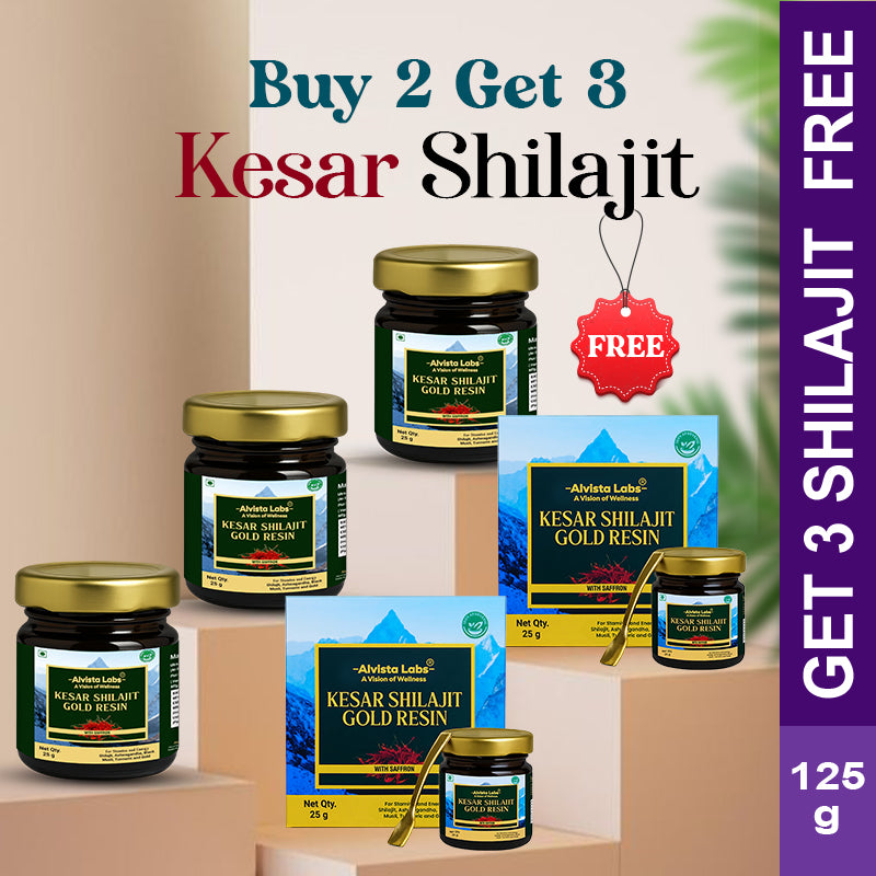 2 Shilajit + 3 Shilajit Free Combo