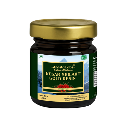 Alvista Kesar Shilajit Gold Resin - 2 Shilajit Combo